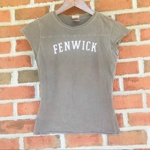 100% cotton Hand dyed Fenwick T-shirt Faded Dye T
